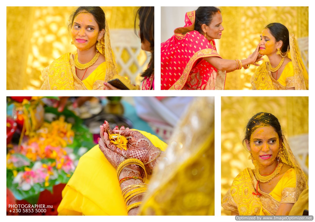 Colours and Rituals Extract from Haldi Vidhi Indian Wedding in